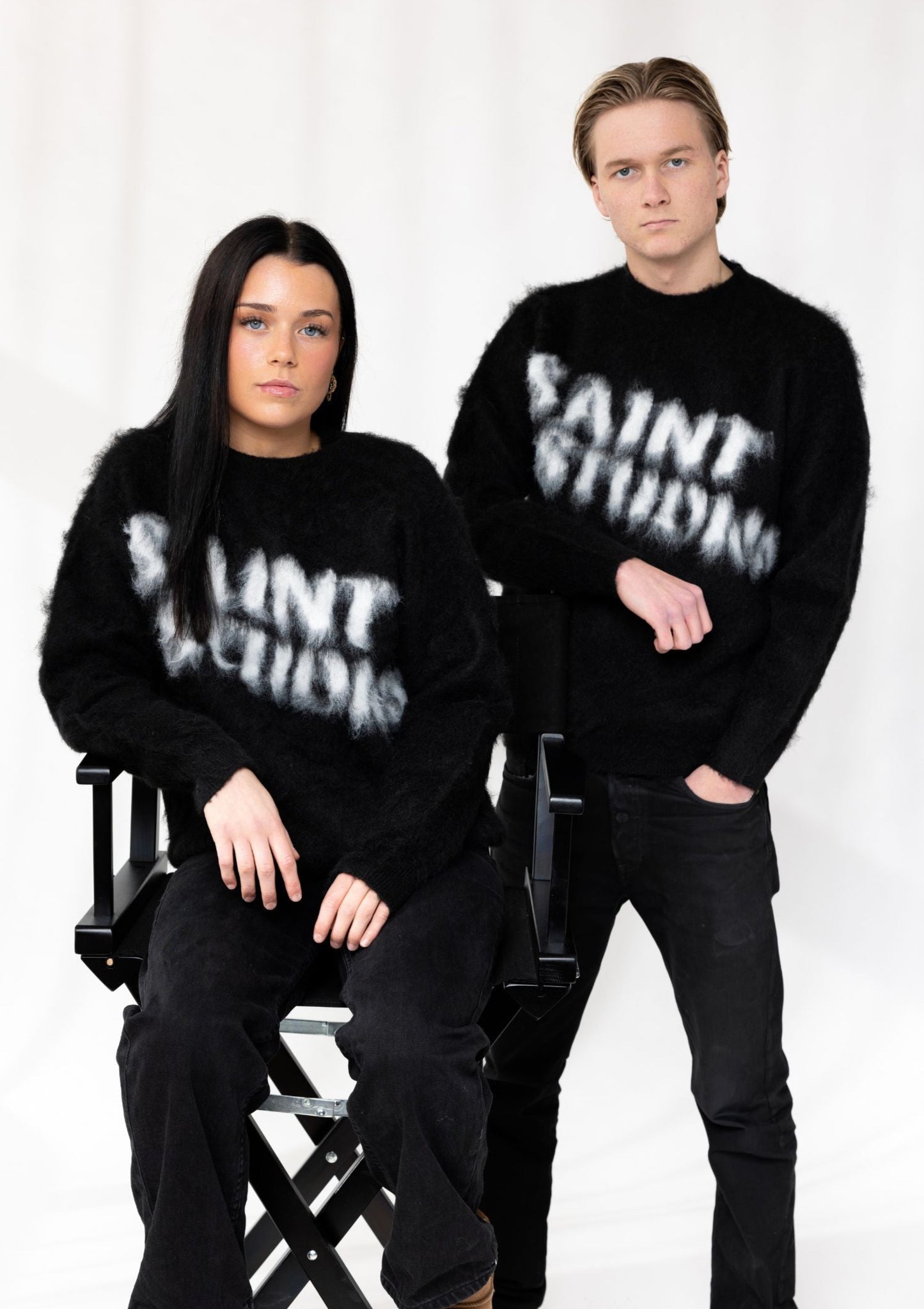 MOHAIR SWEATER - BLACK
