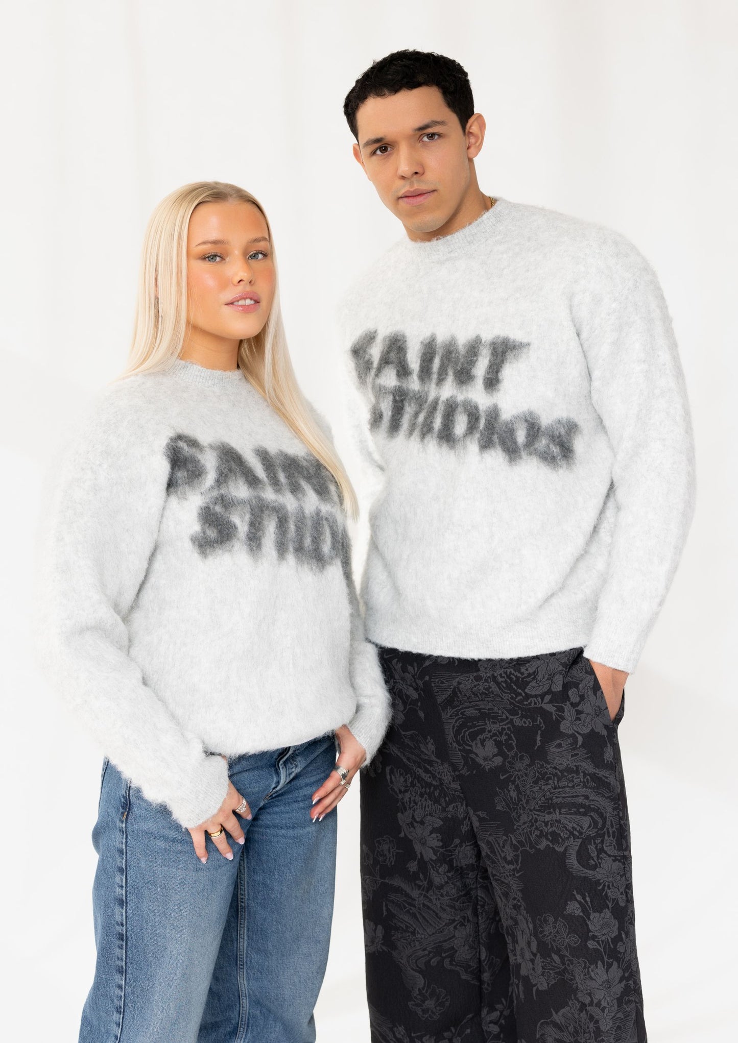 MOHAIR SWEATER - GREY