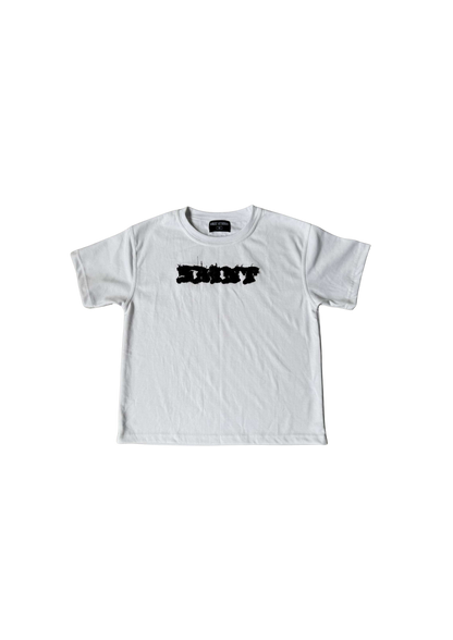 WHITE CROPPED T-SHIRT