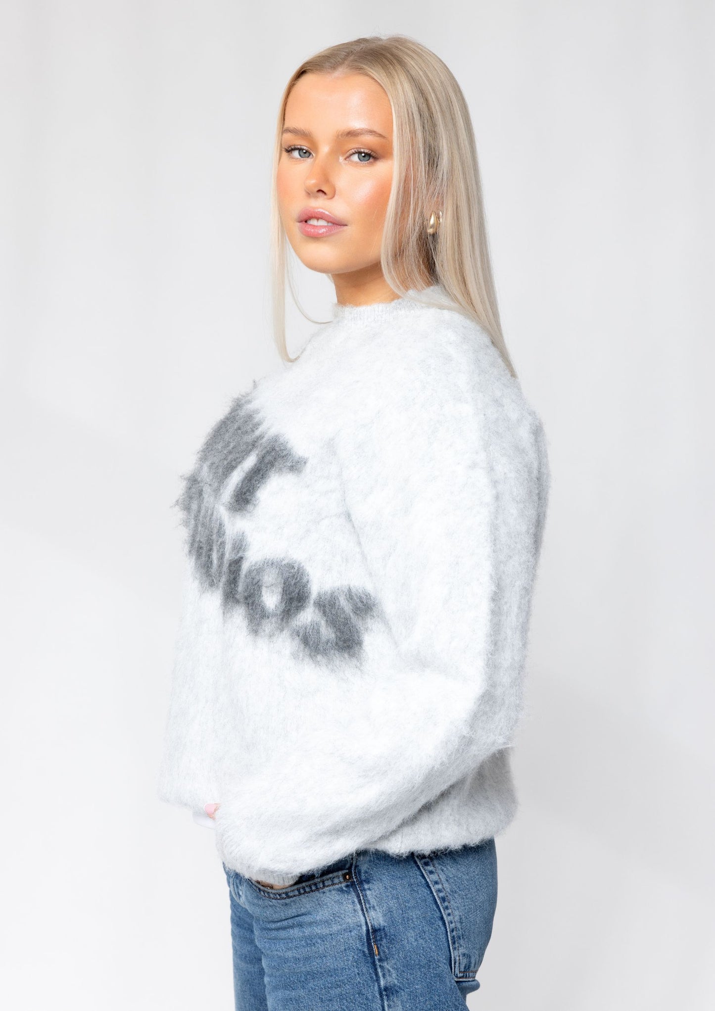 MOHAIR SWEATER - GREY