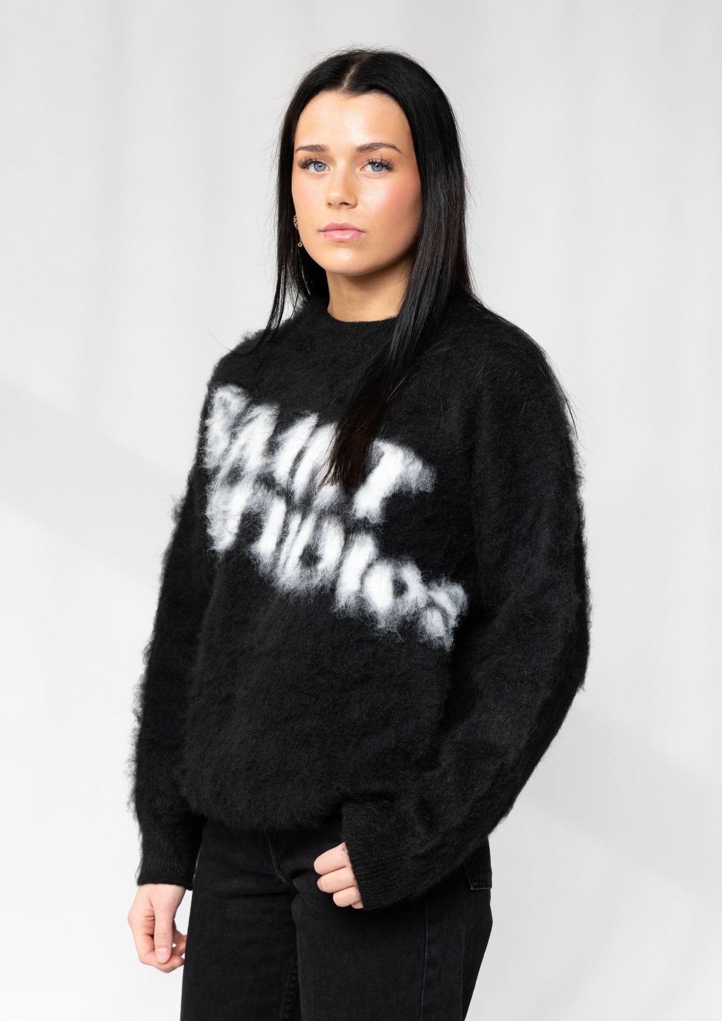 MOHAIR SWEATER - BLACK